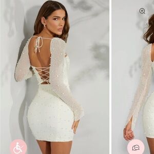 Oh Polly pearl dress